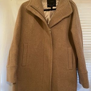 J crew womens tan peacoat, size 10, great condition